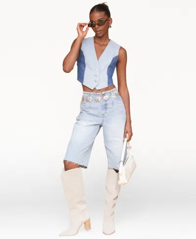 Avec Les Filles Women's Colorblocked Vest