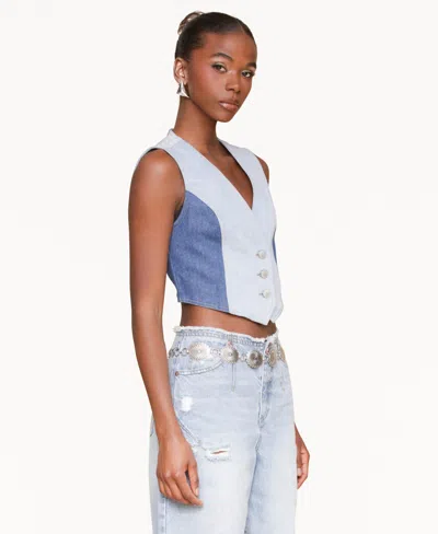Avec Les Filles Women's Colorblocked Vest