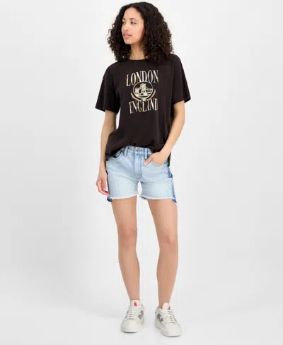 And Now This Women's London Graphic T-shirt, Exclusively At Macy's In Black