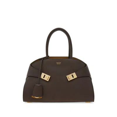 Ferragamo Women Hug Mini Leather Tote Bag