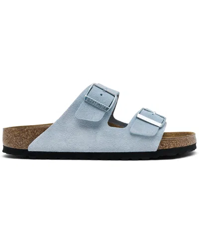 Birkenstock Women's Arizona Suede Leather Sandals From Finish Line