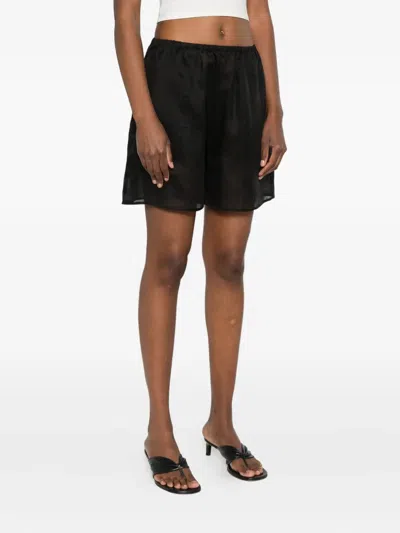 Totême Elasticated Ramie Shorts