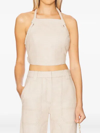 Cult Gaia Themis Rope-detail Tank Top In Nude