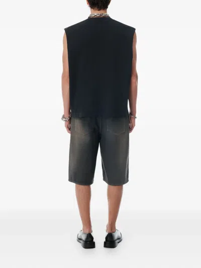 Alexander Wang Cotton Tank Top In Blue