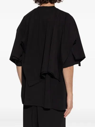 Vetements Layered-panel T-shirt In Black