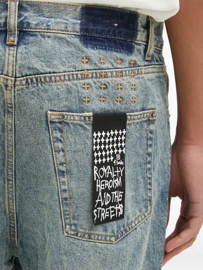 Ksubi Anti K Stage Dive Trashed Regular Jeans In Blue