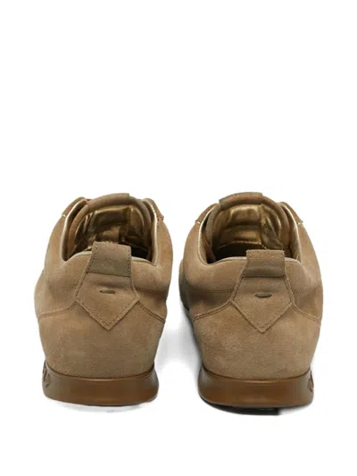 Pre-owned Louis Vuitton Suede Lace-up Sneakers