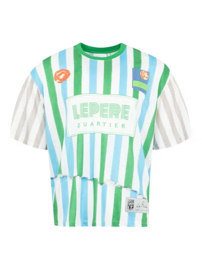 Le Pere X Antonio Carrau Lpfc Mesh T-shirt In Green