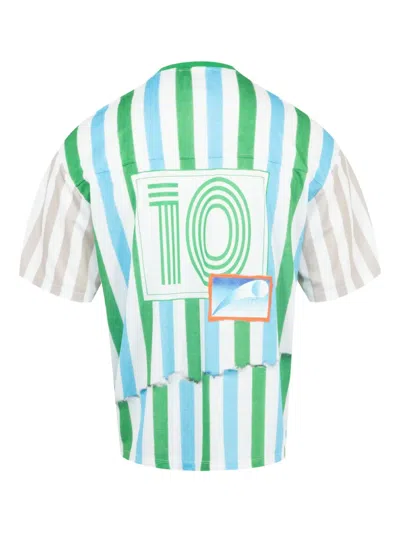 Le Pere X Antonio Carrau Lpfc Mesh T-shirt In Green