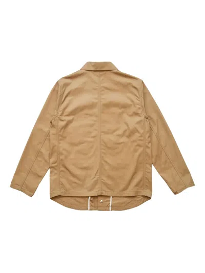 Namacheko Helios Zip-pocket Overshirt In Brown