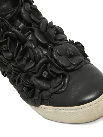 Pre-owned Chanel Floral-appliqué Sneakers