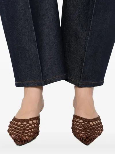 Mark Kenly Domino Tan Dart-detailing Jeans