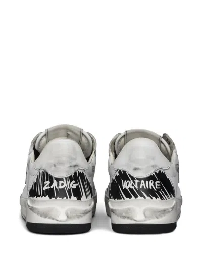Zadig & Voltaire Fly Wings Sneakers In White