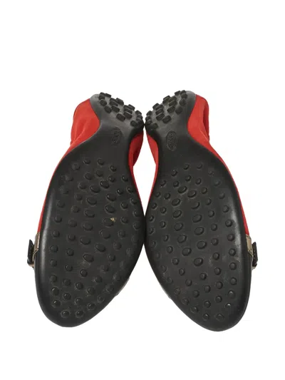 Pre-owned Tod's  Scrunch Ballet Flats
