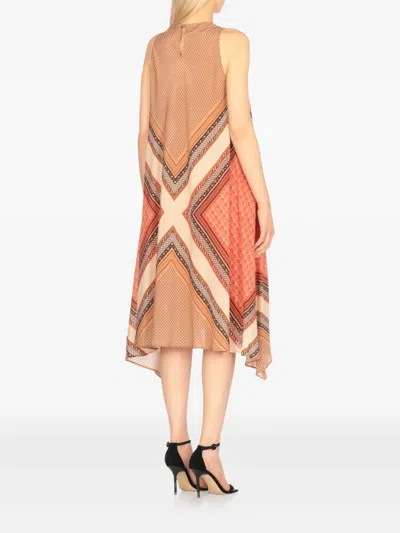Antonelli Geometric-print Midi Dress