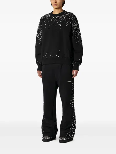 1989 Studio Crystal Embellished Sweatshirt In Black