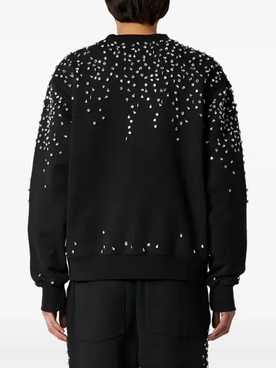 1989 Studio Crystal Embellished Sweatshirt In Black