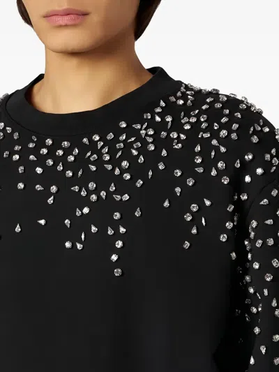 1989 Studio Crystal Embellished Sweatshirt In Black