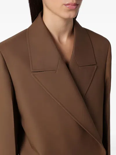 Jil Sander Wool Blazer In Brown