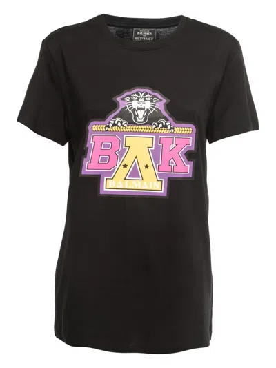 Pre-owned Balmain Graphic-print Cotton T-shirt
