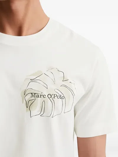 Marc O'polo Leaf-printt-shirt In White