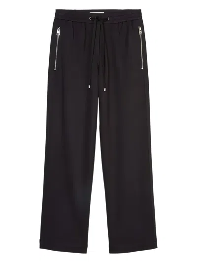Marc O'polo Drawstring-waist Trousers In Black
