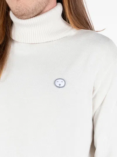 Société Anonyme Roll-neck Logo Sweater In Neutral