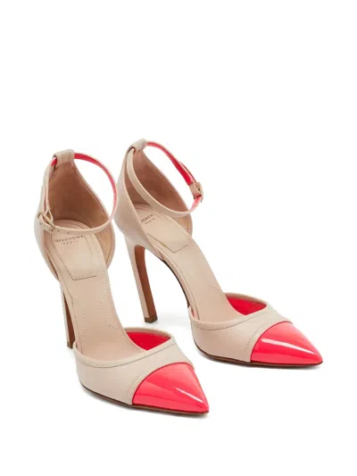 Pre-owned Givenchy 110mm Leather Ankle-strap Pumps