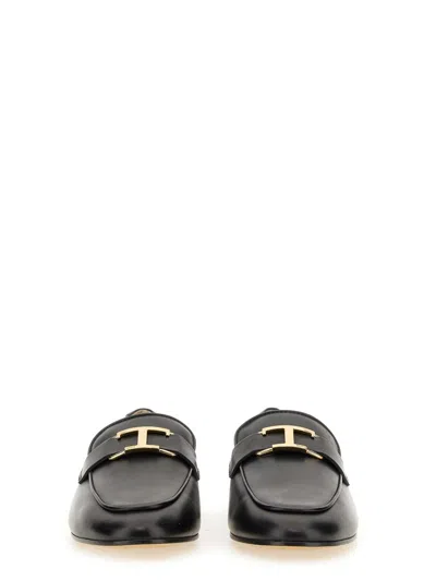 Tod's Flat Shoes In Black