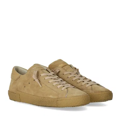 Philippe Model Prsx Daim 70 Beige Sneaker In Neutral