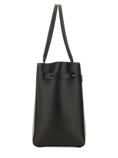 Tom Ford Black Audrey Medium Leather Tote Bag