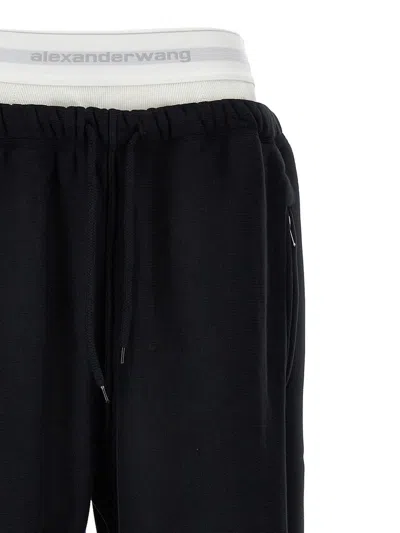 Alexander Wang Sweatpants With Brief In Black