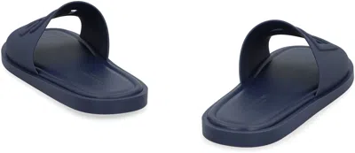 Dolce & Gabbana Sandals Slides With Cut-out Detail In Black