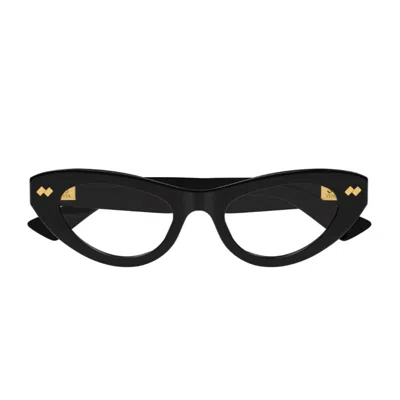 Bottega Veneta 1e4l4id0a Glasses In Black