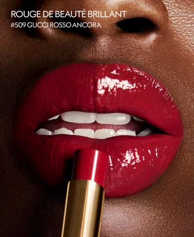 Gucci Rouge De Beaute Brillant Glow & Care Lipstick