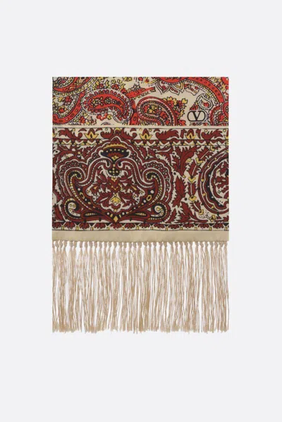 Valentino Garavani Scarves And Foulards In Brown