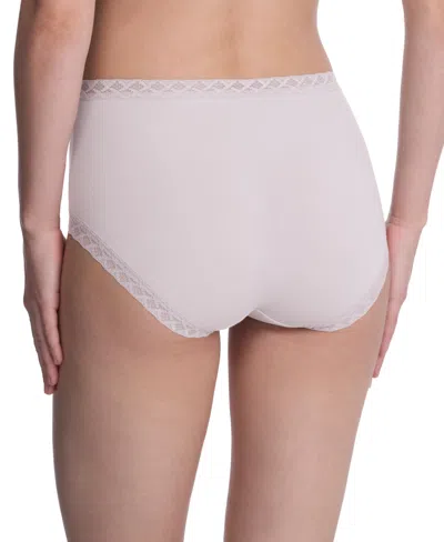 Natori Bliss Lace-trim High Rise Cotton Brief 755058