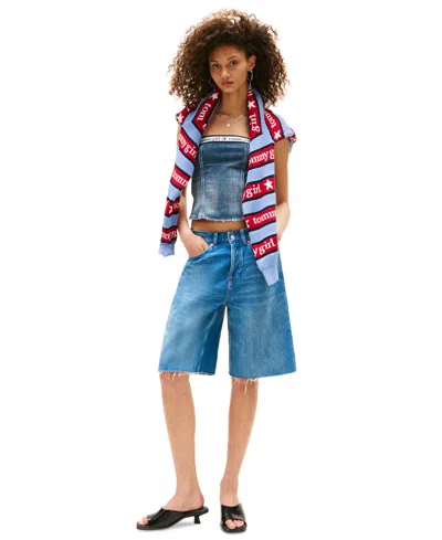 Tommy Jeans Tommy Girl Women's Wide-leg Denim Shorts