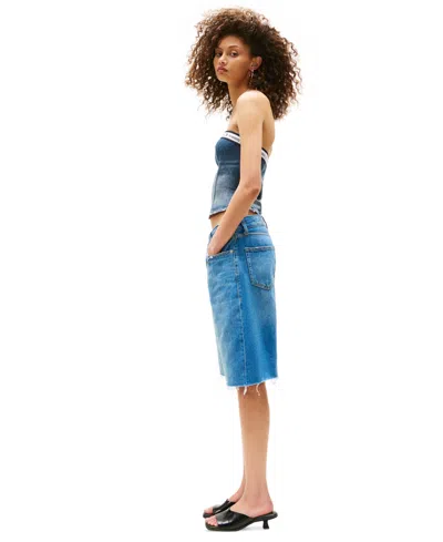 Tommy Jeans Tommy Girl Women's Wide-leg Denim Shorts