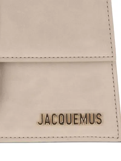 Jacquemus Handle Strap Shoulder Bag In Neutral