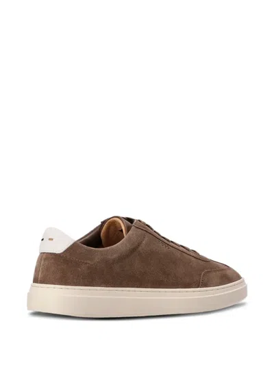 Hugo Boss Boss Kieran Tennis Trainers Beige In Brown