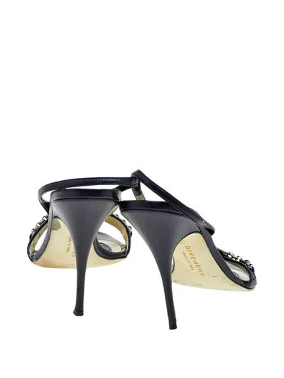 Pre-owned Givenchy 110mm Patent-leather Slingback Sandals