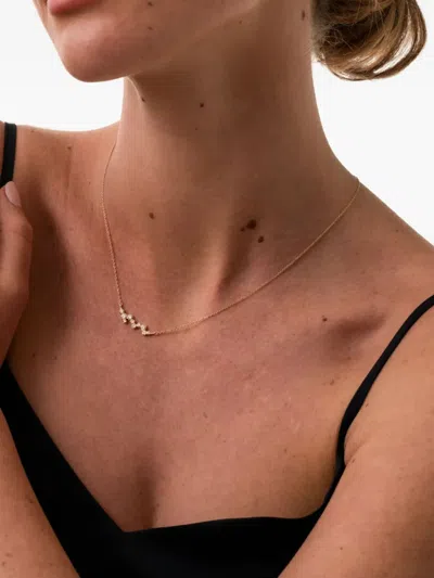 Dower & Hall 14kt Yellow Gold Stargazer Diamond Necklace In Gold