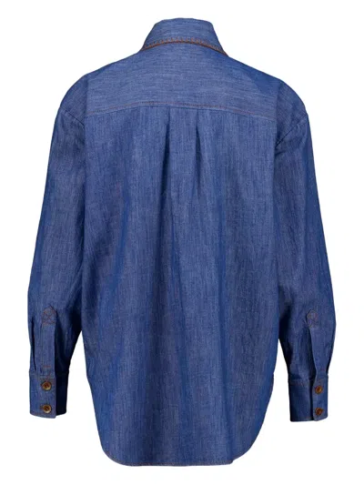 Zimmermann Ascension Shirt In Blue
