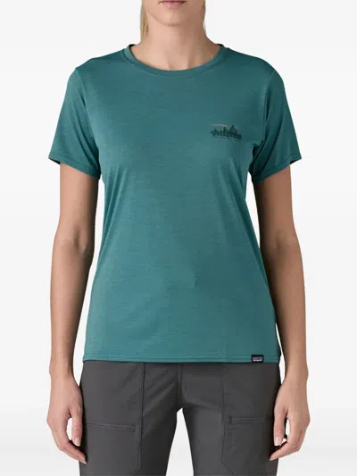 Patagonia Mountain-graphic T-shirt In Green