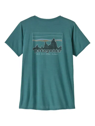 Patagonia Mountain-graphic T-shirt In Green