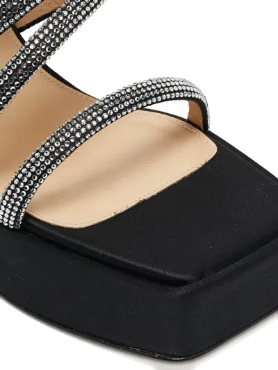Pre-owned Mach&mach 120mm Crystal-embellished Sandals