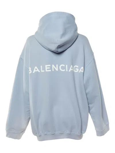 Pre-owned Balenciaga Logo-print Hoodie