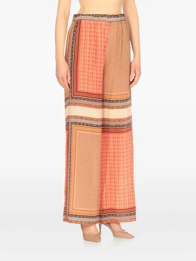 Antonelli Firenze Sasha Wide Leg Pants In Multi
