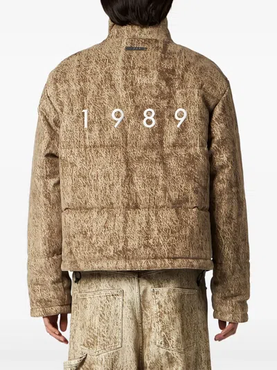 1989 Studio Flock Denim Puffer 1989 Camo In Multi